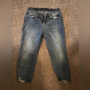 Judy blue boyfriend capri size 3